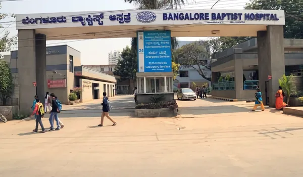 Baptist Hospital Bellary Road near Hennur Bangalore