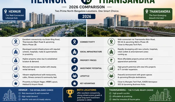 Hennur vs Thanisandra 2026